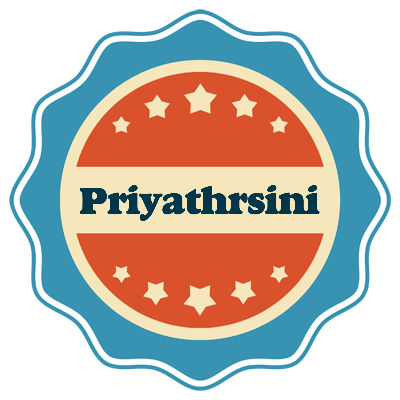 Priyathrsini labels logo
