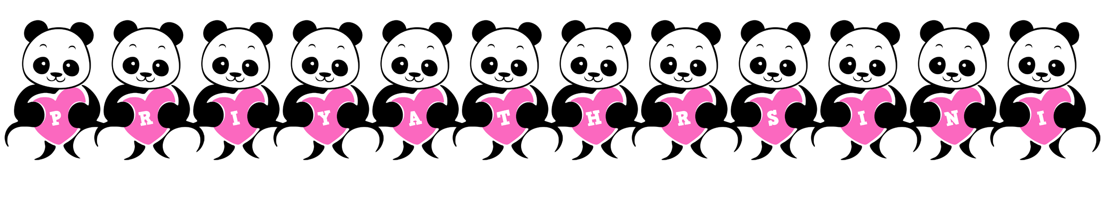 Priyathrsini love-panda logo