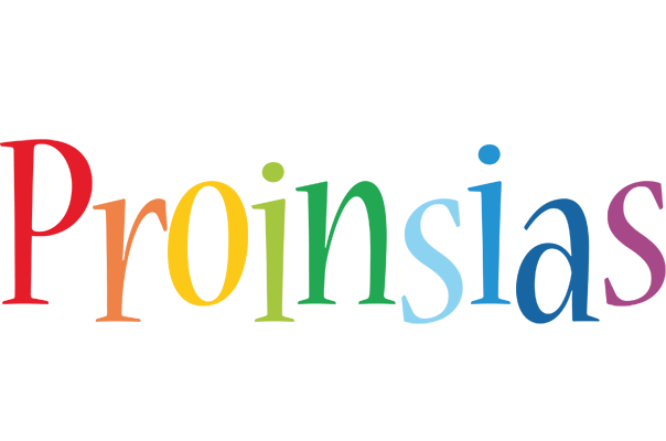 Proinsias birthday logo
