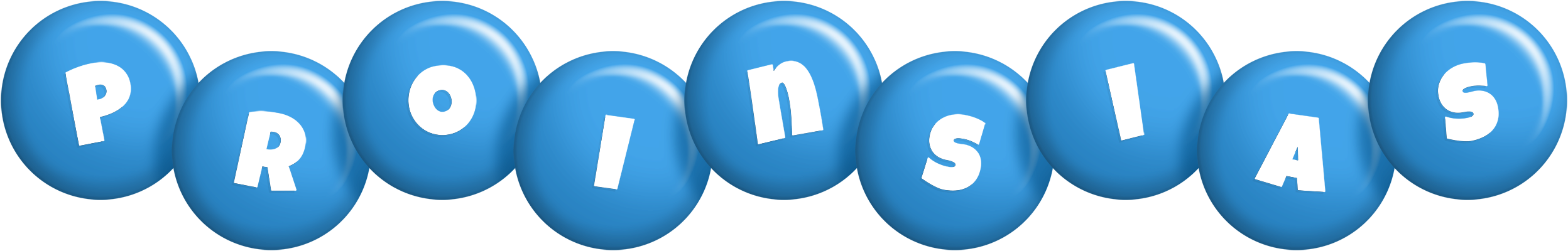 Proinsias candy-blue logo