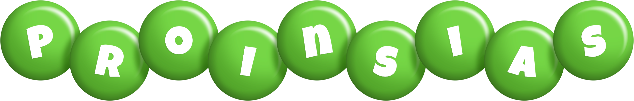 Proinsias candy-green logo