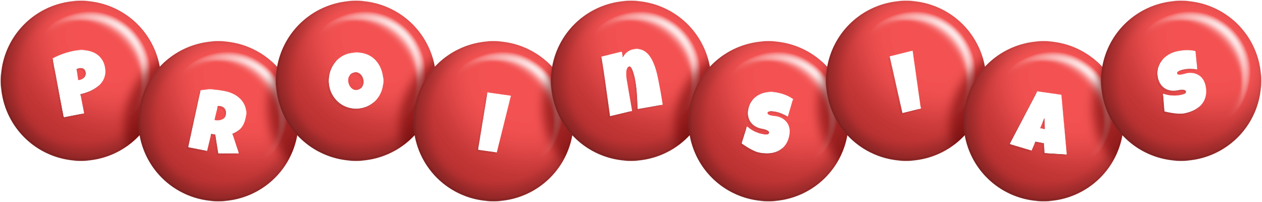 Proinsias candy-red logo