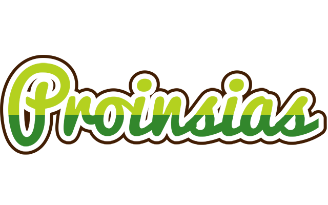 Proinsias golfing logo