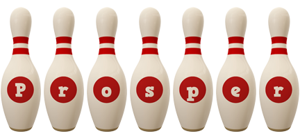 Prosper bowling-pin logo