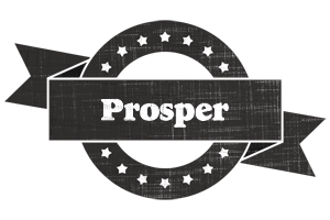 Prosper grunge logo