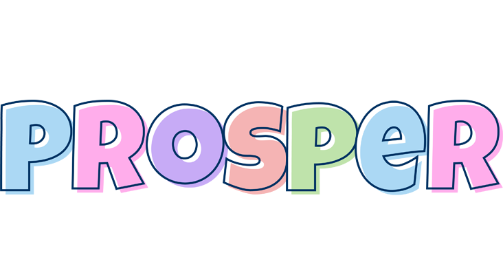 Prosper pastel logo