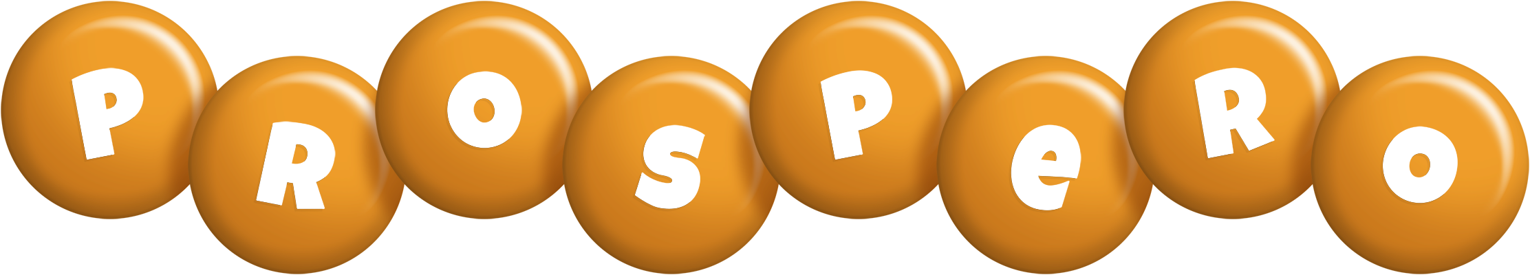 Prospero candy-orange logo