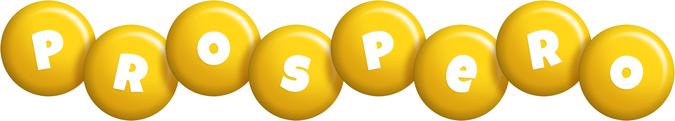 Prospero candy-yellow logo