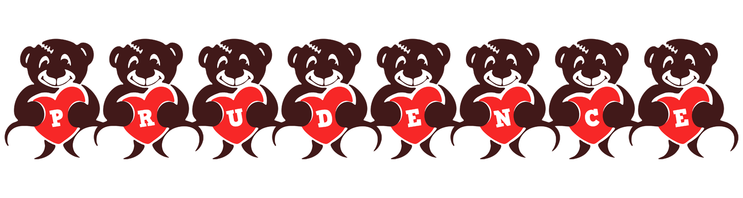 Prudence bear logo