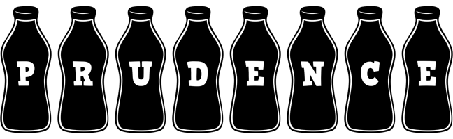 Prudence bottle logo