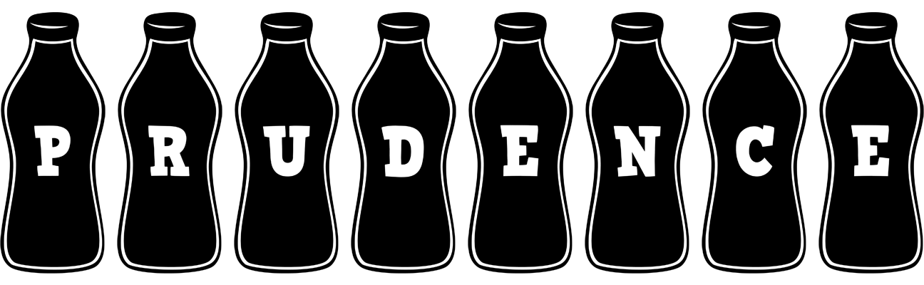 Prudence bottle logo