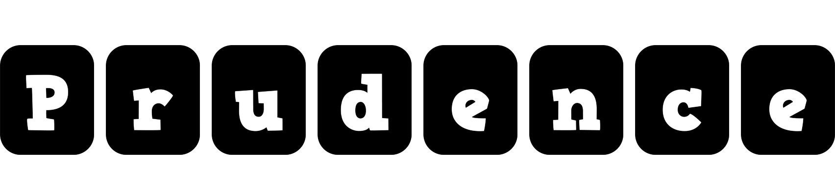 Prudence box logo