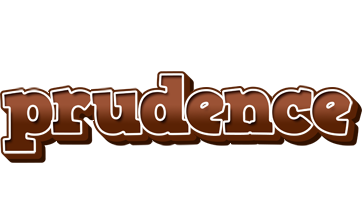 Prudence brownie logo