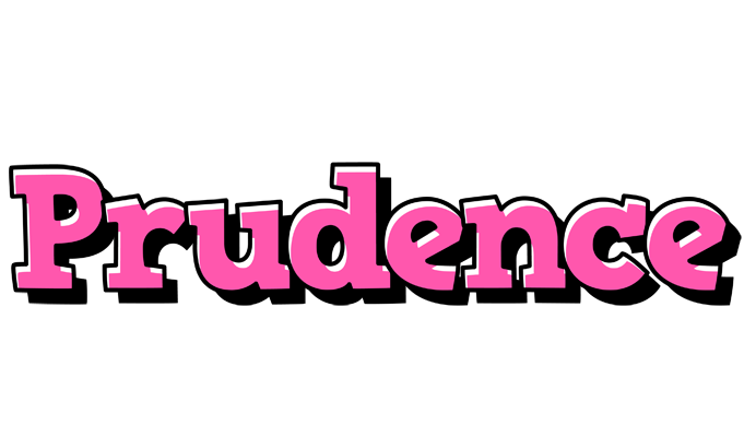 Prudence girlish logo