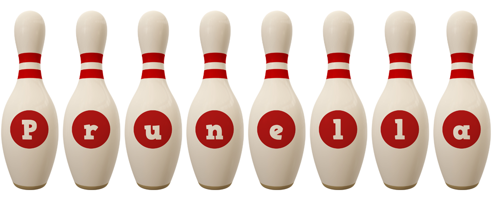 Prunella bowling-pin logo