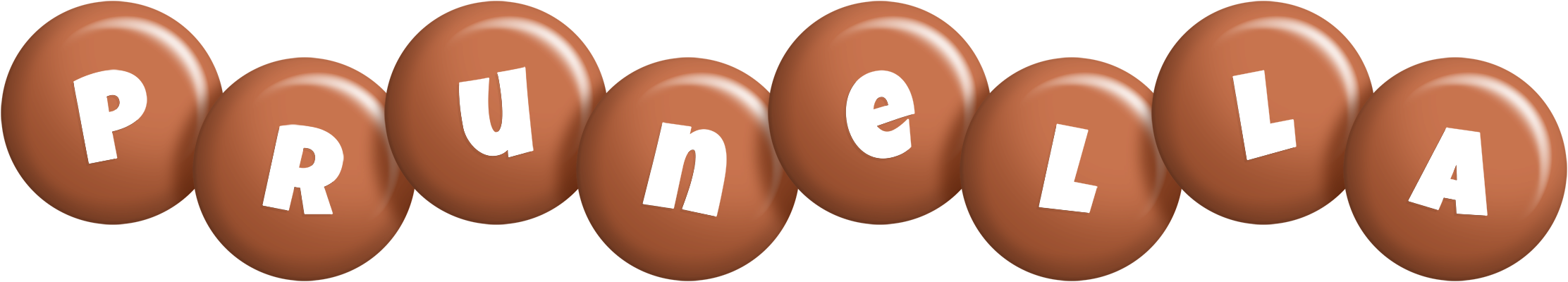 Prunella candy-brown logo