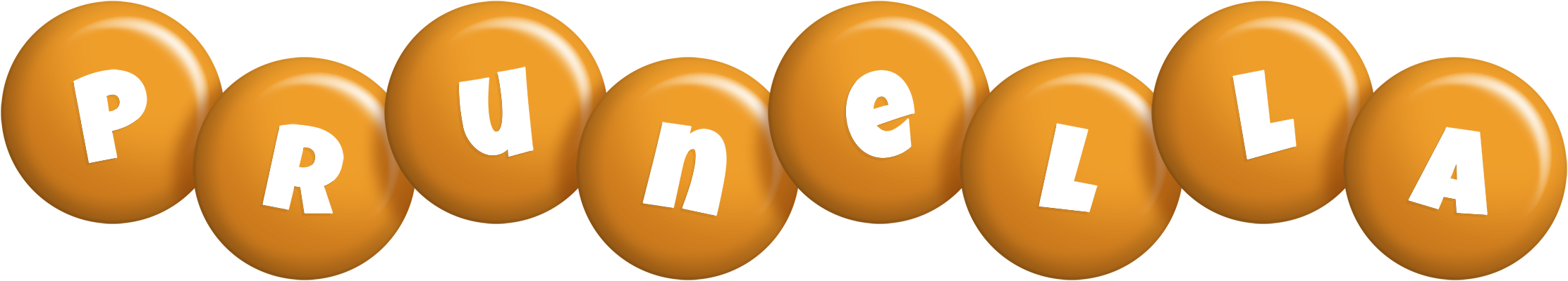 Prunella candy-orange logo