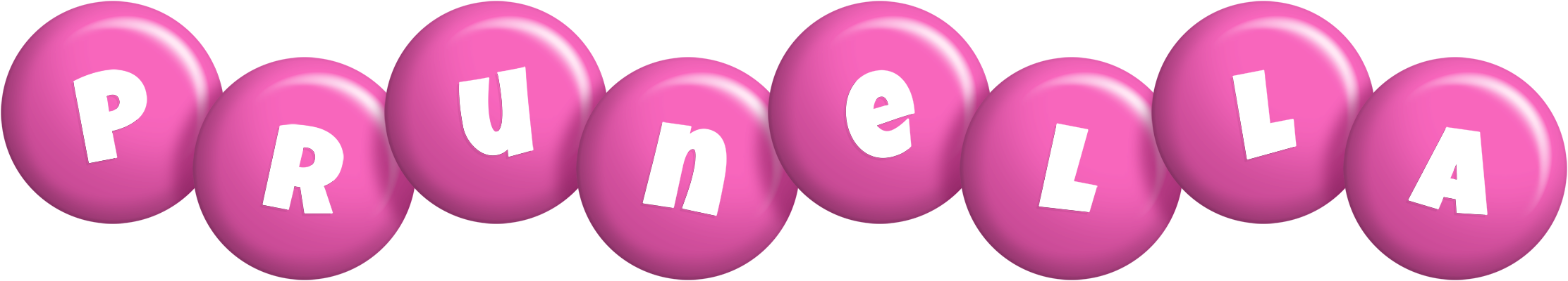 Prunella candy-pink logo