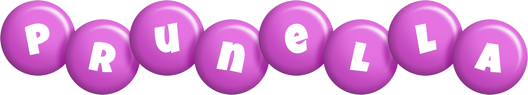 Prunella candy-purple logo