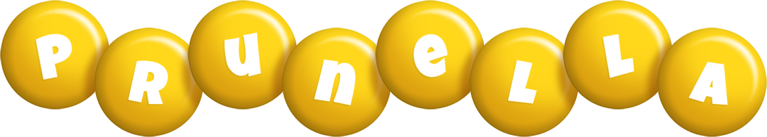Prunella candy-yellow logo