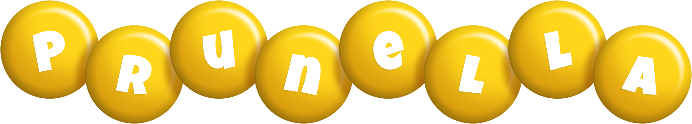 Prunella candy-yellow logo