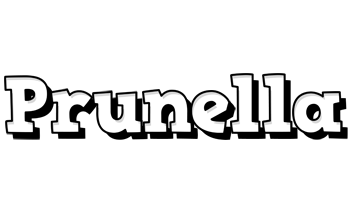 Prunella snowing logo