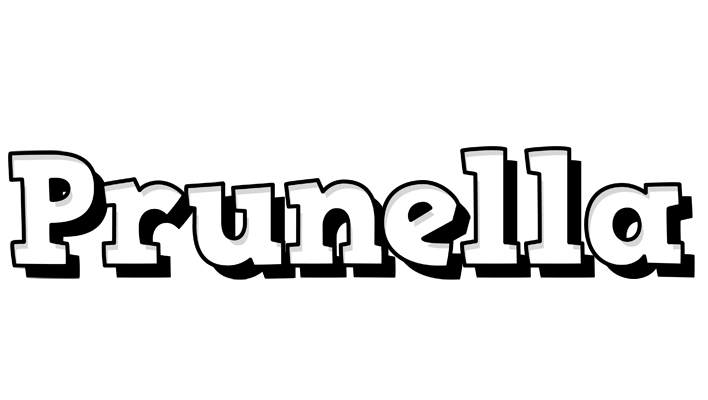 Prunella snowing logo