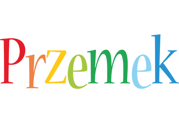 Przemek birthday logo