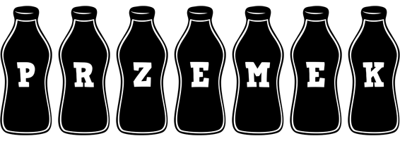 Przemek bottle logo