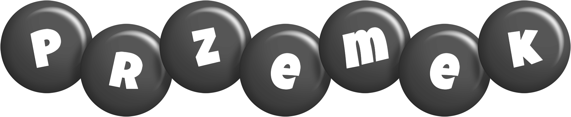 Przemek candy-black logo