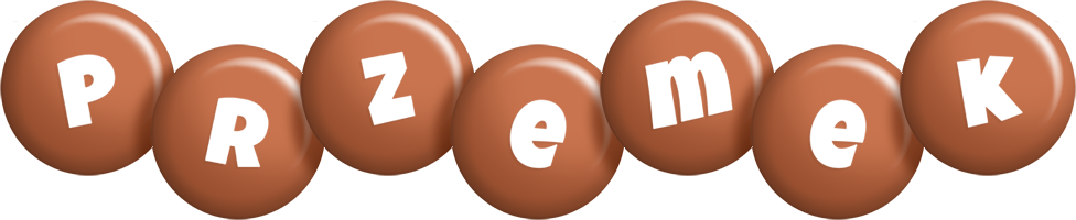 Przemek candy-brown logo