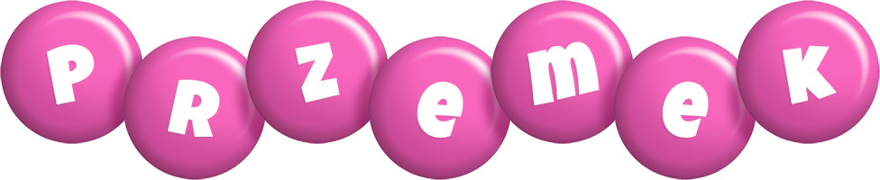 Przemek candy-pink logo