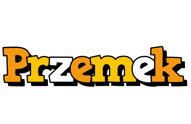 Przemek cartoon logo