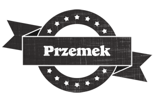 Przemek grunge logo