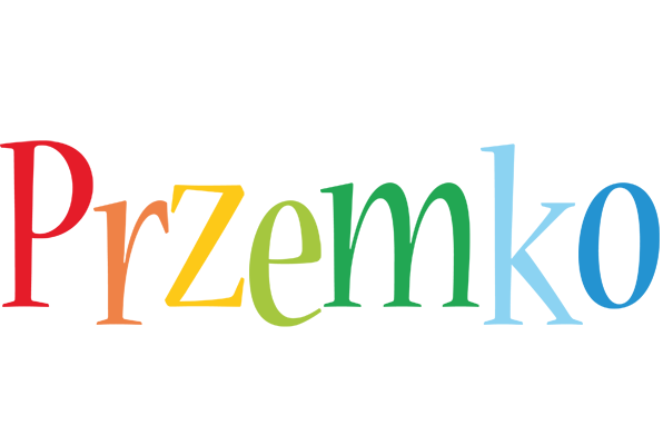 Przemko birthday logo