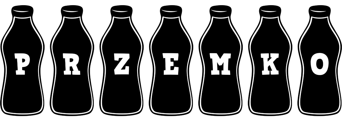 Przemko bottle logo