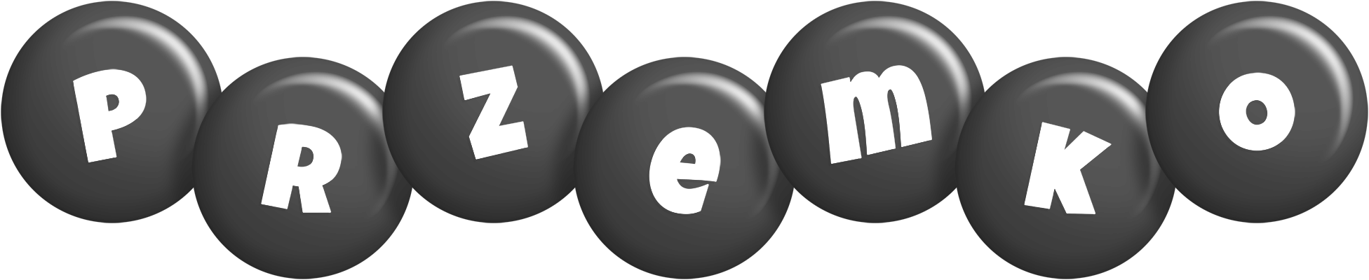 Przemko candy-black logo