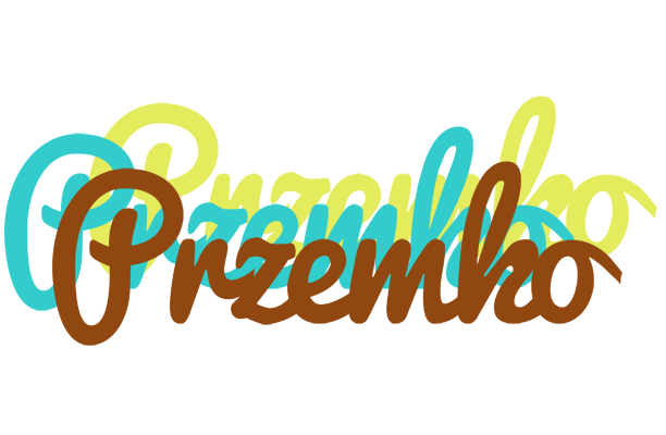 Przemko cupcake logo