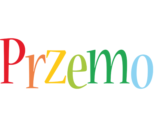 Przemo birthday logo