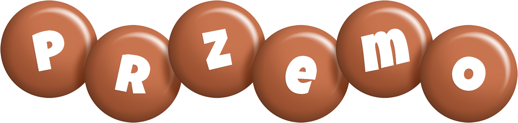 Przemo candy-brown logo