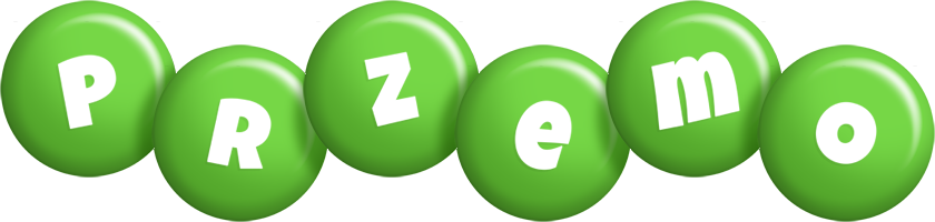 Przemo candy-green logo