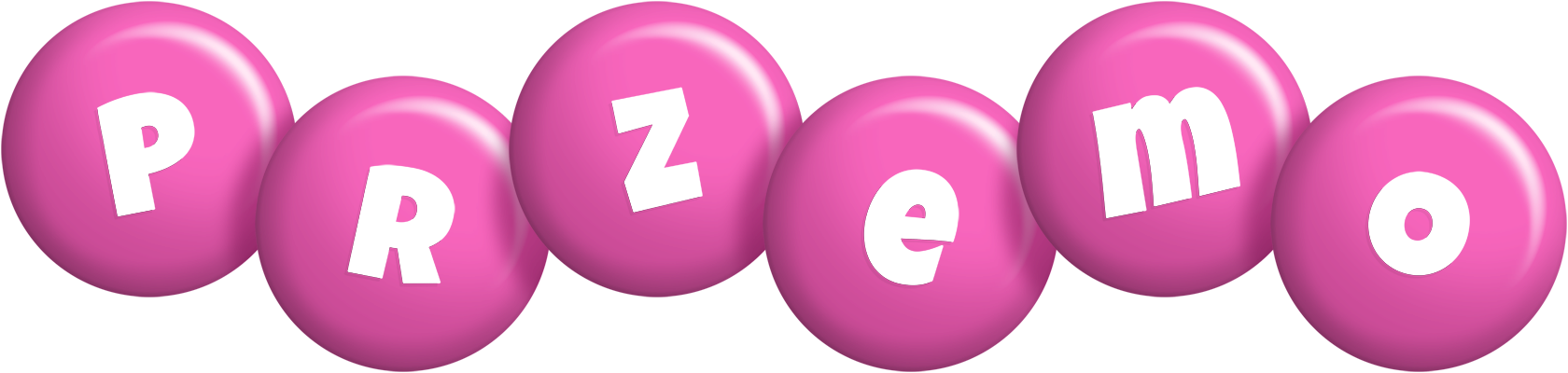 Przemo candy-pink logo
