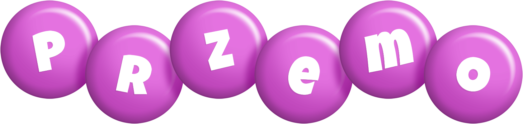 Przemo candy-purple logo