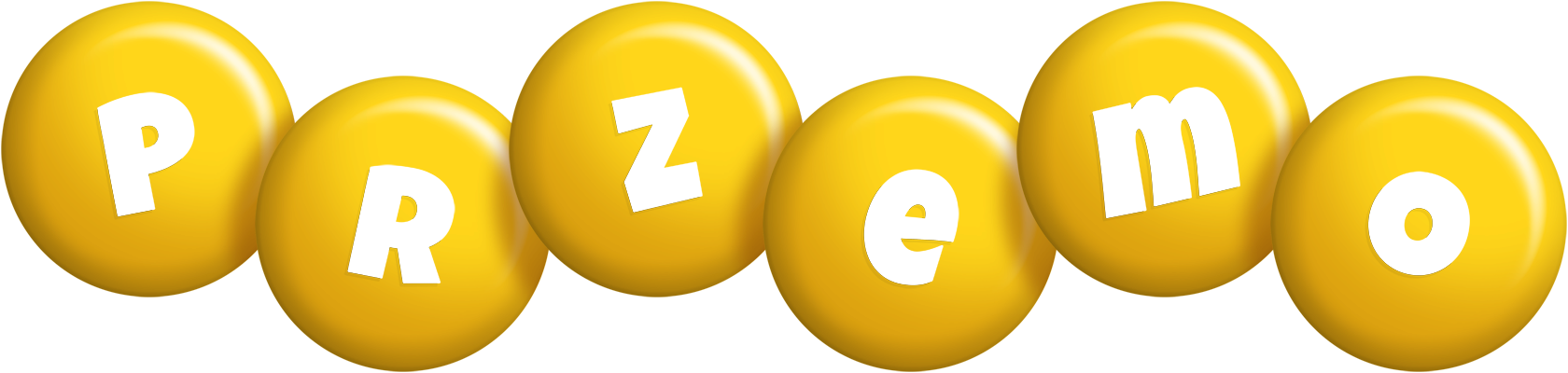 Przemo candy-yellow logo