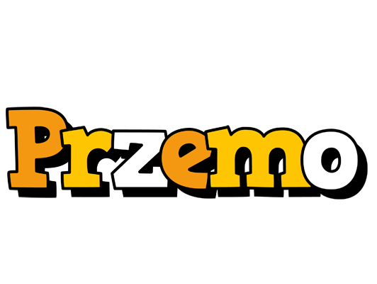 Przemo cartoon logo
