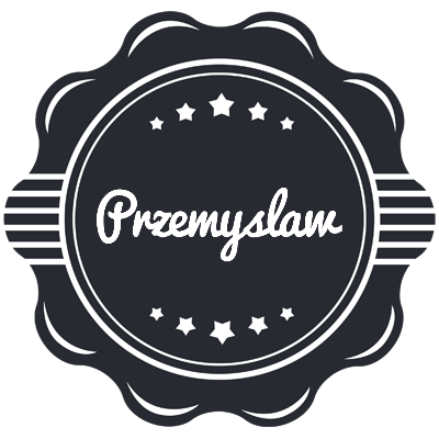 Przemyslaw badge logo