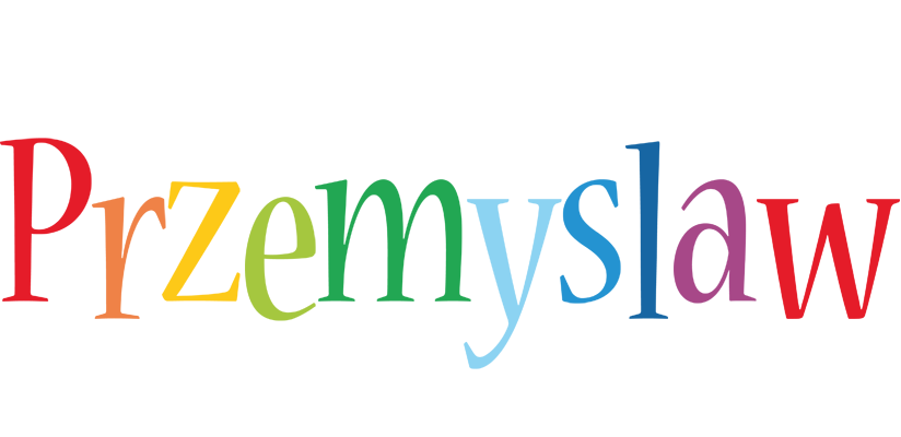 Przemyslaw birthday logo