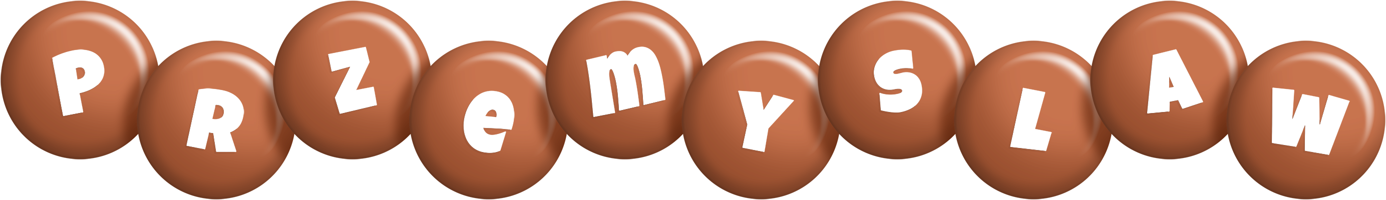 Przemyslaw candy-brown logo