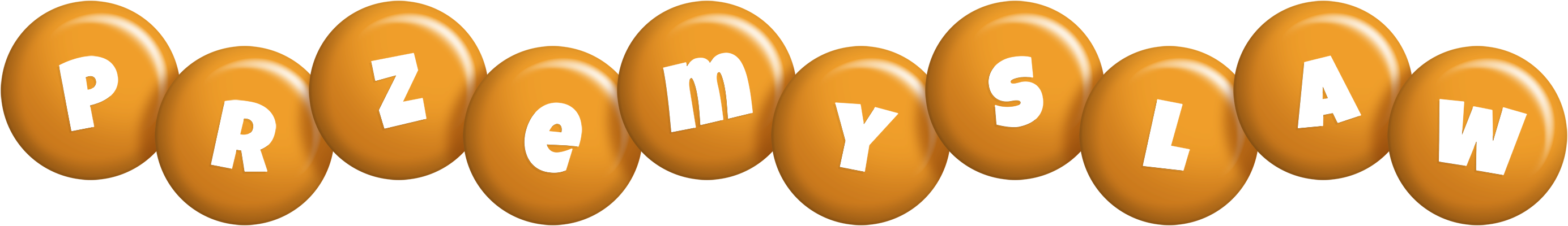 Przemyslaw candy-orange logo