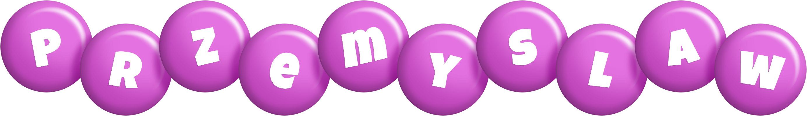 Przemyslaw candy-purple logo